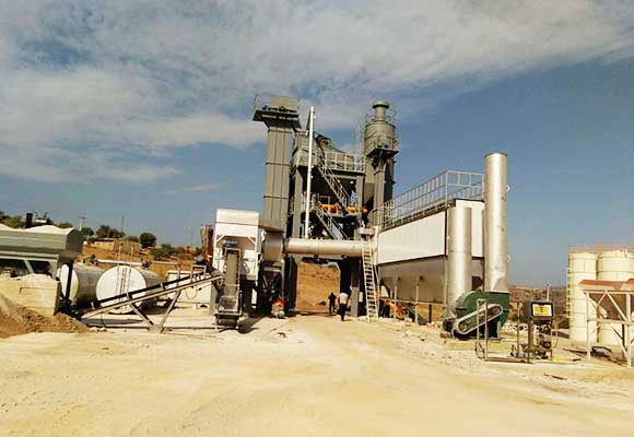 asphalt batching plant exporting to Algeria
