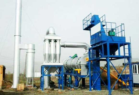 continuous drum asphalt mixing plant