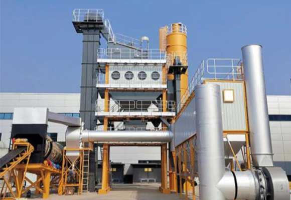 stationary batch hot mix plant