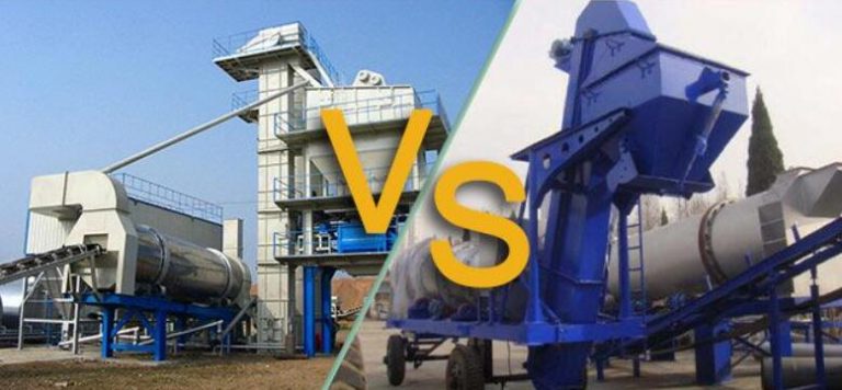 continuous vs batch asphalt mixing plant