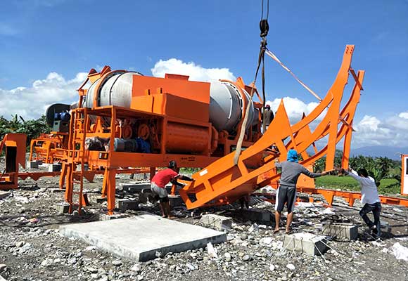 small double drum asphalt plant for sale