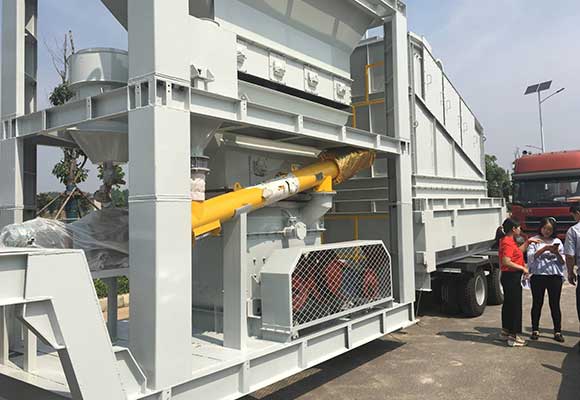 mobile tar mixing plant for sale to Tajikistan