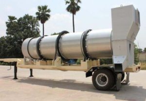 mobile drum drying machine