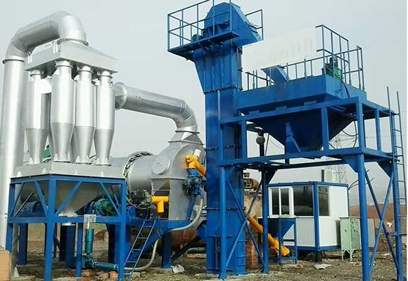 small portable blacktop mixing plant exporting to Saudi Arabia