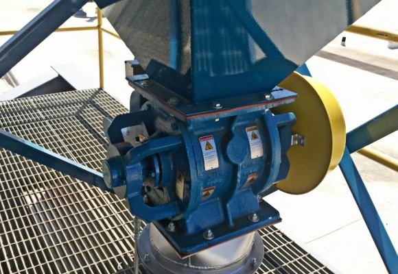 discharge devices of baghouse dust collector